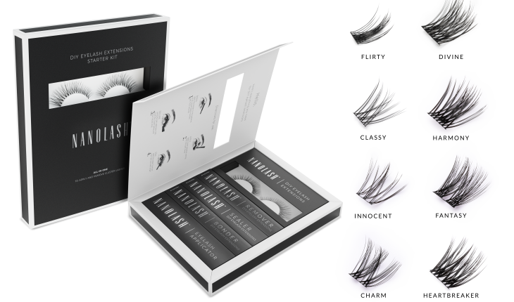  DIY Eyelash Extensions Starter Kit nanolash