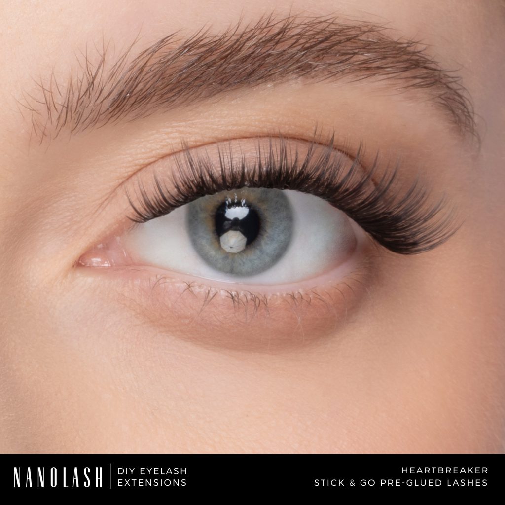 DIY voorgelijmde wimpers nanolash